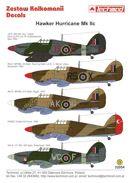 Hawker Hurricane Mk.IIC 32054