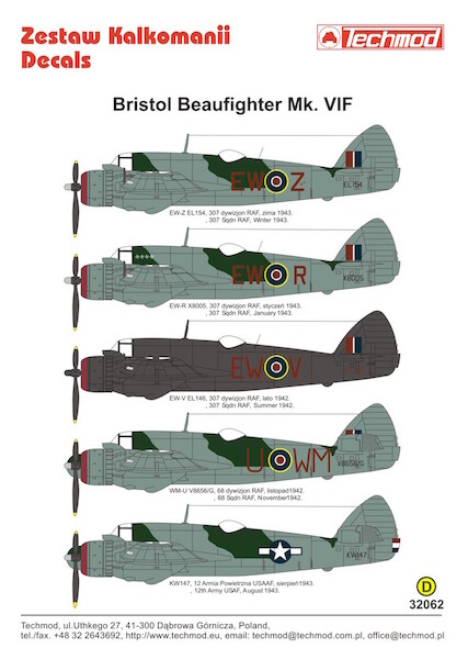 Bristol Beaufighter Mk.VIF  32062