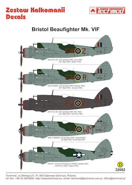 Bristol Beaufighter Mk.VIF 32062