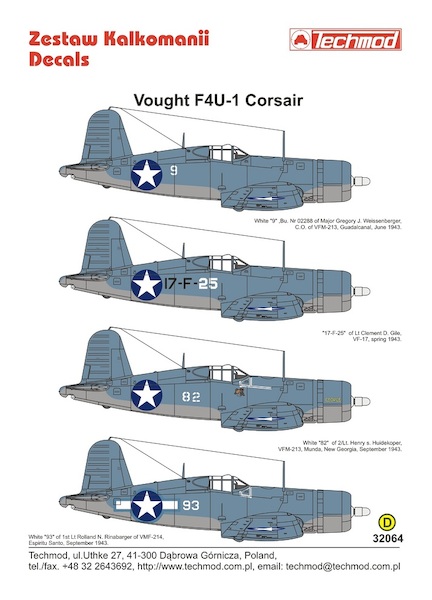 Vought F4U-1 Corsair "Birdcage" 32064