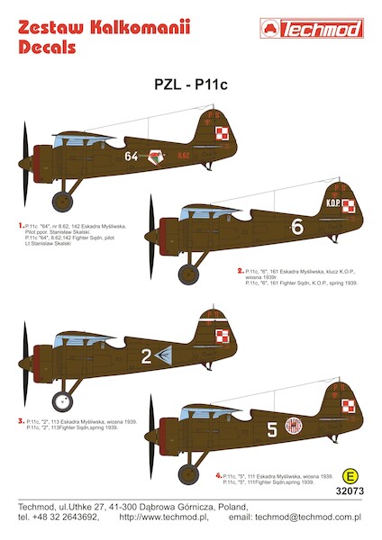 PZL P.11c Part 2 32073