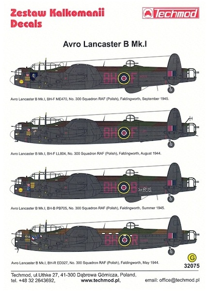 Avro Lancaster B Mk1 32075