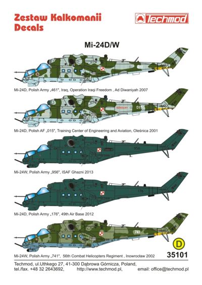 Mil Mi24D/W Hind (Polish Air force)  35101