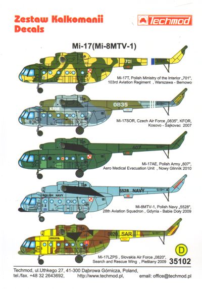 Mil Mi17/Mi8 MTV-1 35102
