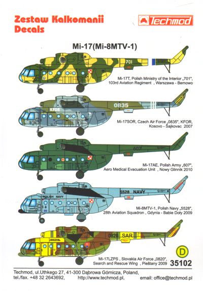 Mil Mi17/Mi8 MTV-1  35102