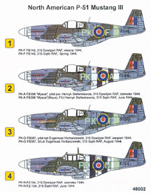 North American P51C Mustang III (315sq) 48002
