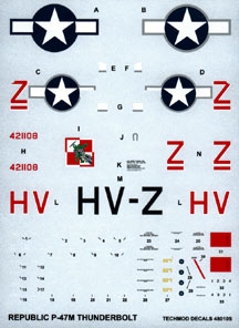 Republic P47M Thunderbolt  48010