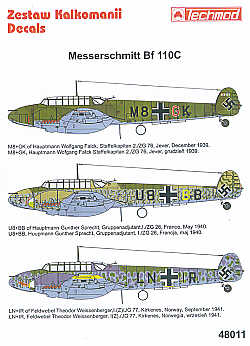Messerschmitt BF110C 48011