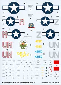 Republic P47M Thunderbolt 48012