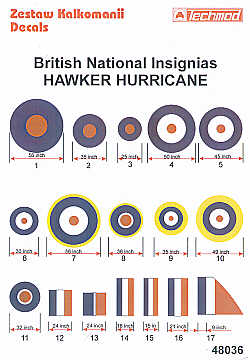 British National insignia (Hurricane)  48036