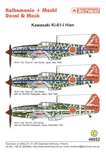 Kawasaki ki61-I Hien (Tony) 48052