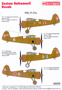 PZL P-11c (141esk, 161esk, 113esk, 111esk)  48059
