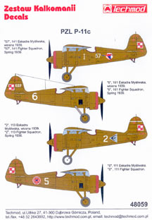 PZL P-11c (141esk, 161esk, 113esk, 111esk) 48059