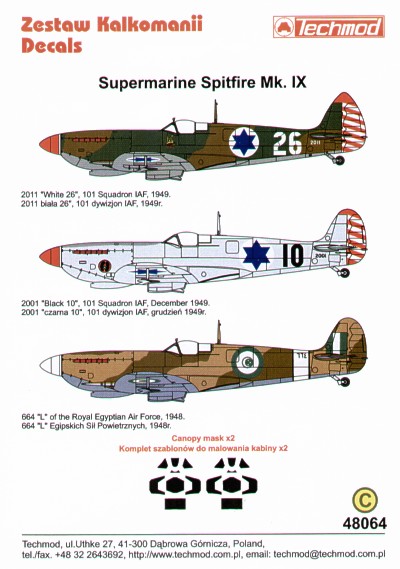 Spitfire MKIXE (Israel, Egypt) 48064