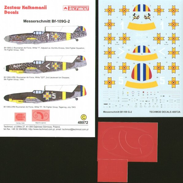 Messerschmitt BF109G-2 (Rumanian AF) 48072