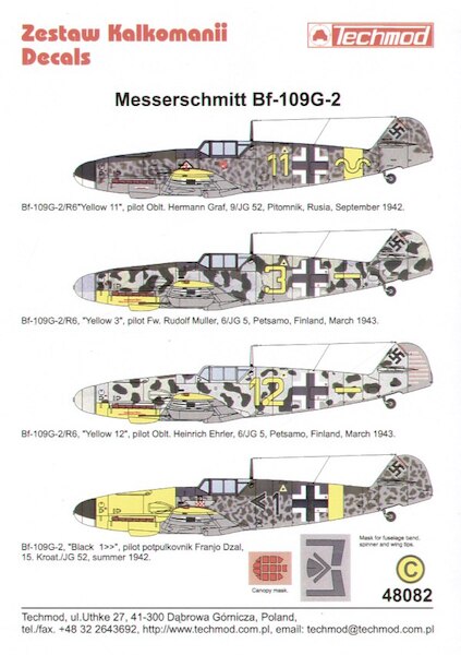 Messerschmitt BF109G-2 48082