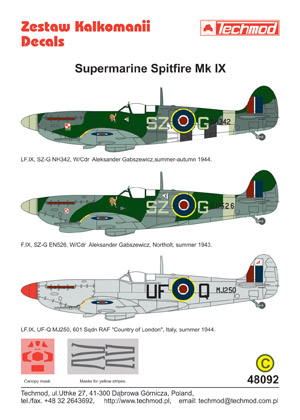 Supermarine Spitfire MKIX  48092