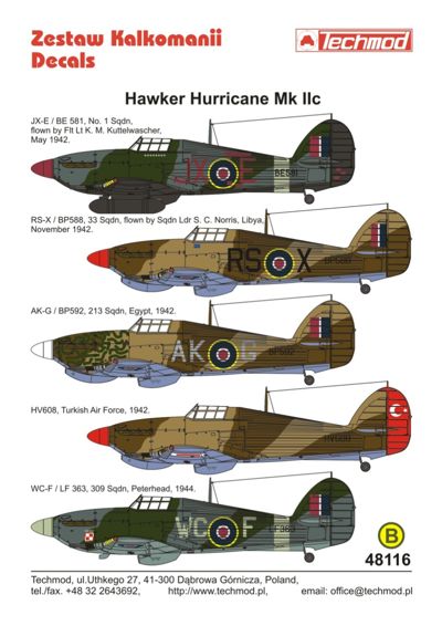 Hawker Hurricane MKIIc  48116
