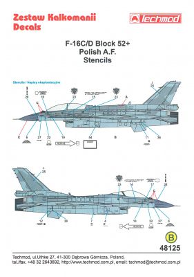 F16C/D Block 52 + stencils 48125