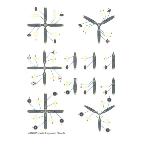 Propeller Stencils 48126