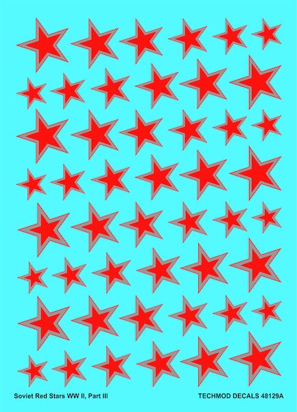 Soviet Red Stars  Part 3 , Red Stars with silver outline and RTed Band  48129