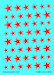 Soviet Red Stars WWII Part 4 , Red Stars with silver outline TE48132