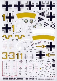 Messerschmitt BF109F-4  72008