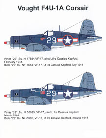 Vought F4U-1A Corsair (Kepford)  72018