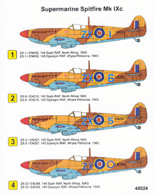 Supermarine Spitfire MKIX (145sq)  72019