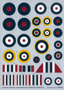 British National insignias for Hurricanes 72023