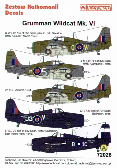 Grumman Wildcat MKIV 72026