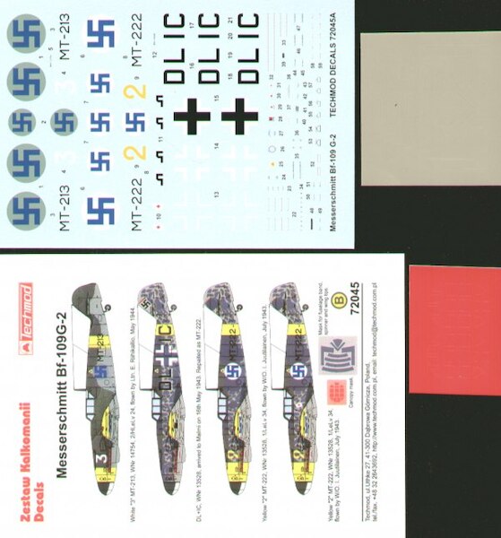 Messerschmitt BF109G-2 (Finnish AF)  72045