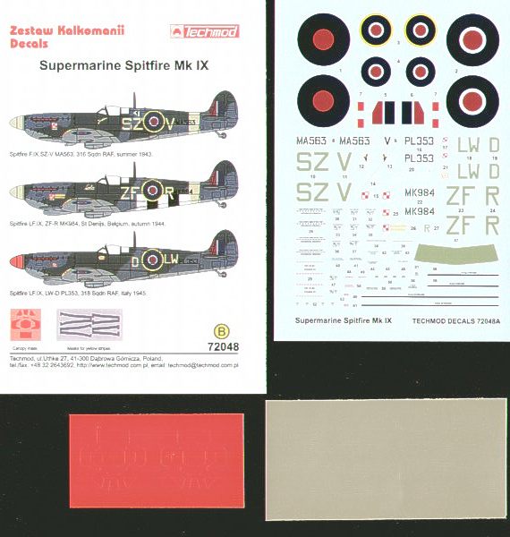 Supermarine Spitfire MKIX 72048
