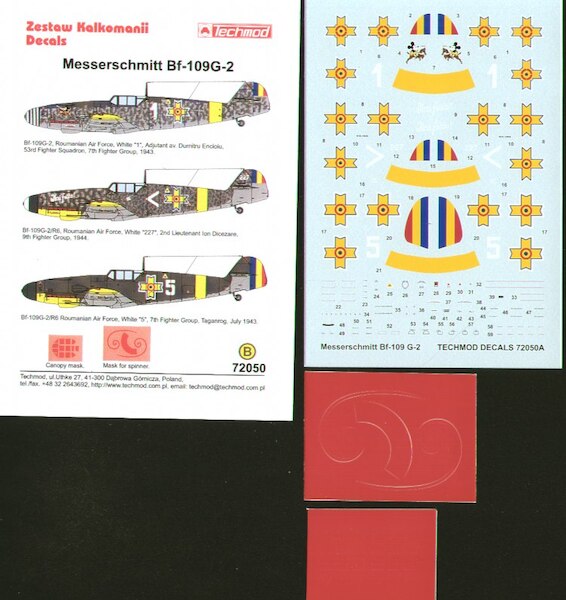 Messerschmitt BF109G-2 (Rumanian AF)  72050