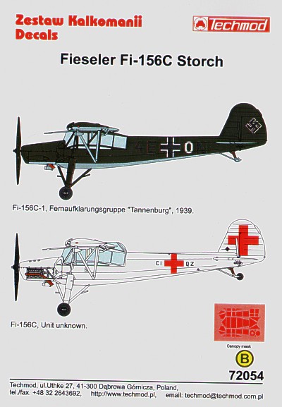 Fiesler Fi156C Storch 72054