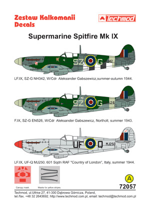 Supermarine Spitfire MkIX 72057