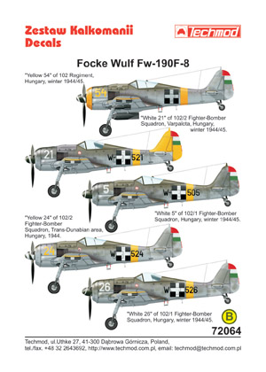 Focke Wulf FW190F-8 (Hungary) 72064