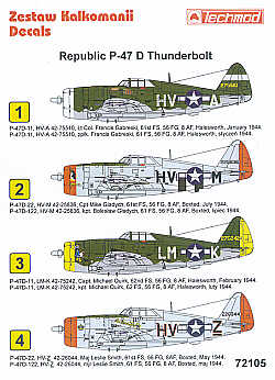 Republic P47D Thunderbolt  72105