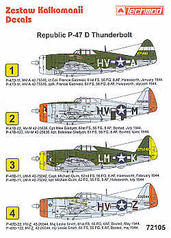Republic P47D Thunderbolt 72105