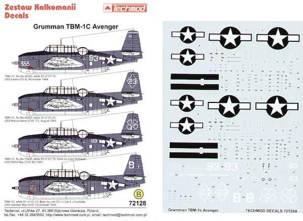 Grumman TBM-1C Avenger  72128