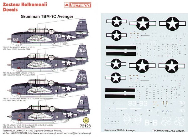 Grumman TBM-1C Avenger 72128