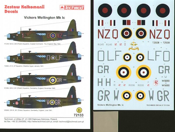 Vickers Wellington MK1c 72133