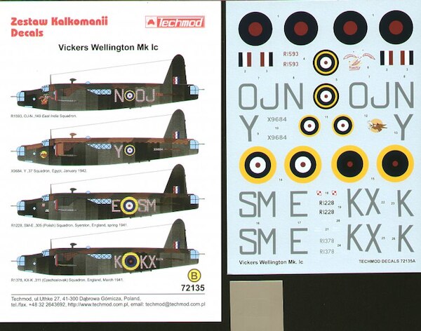 Vickers Wellington MK1c  72135