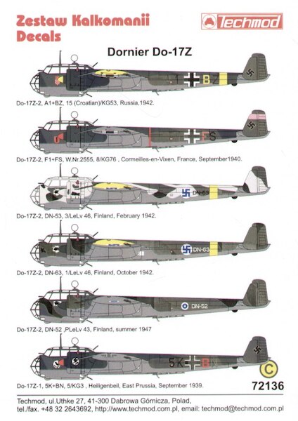 Dornier Do 17Z 72136