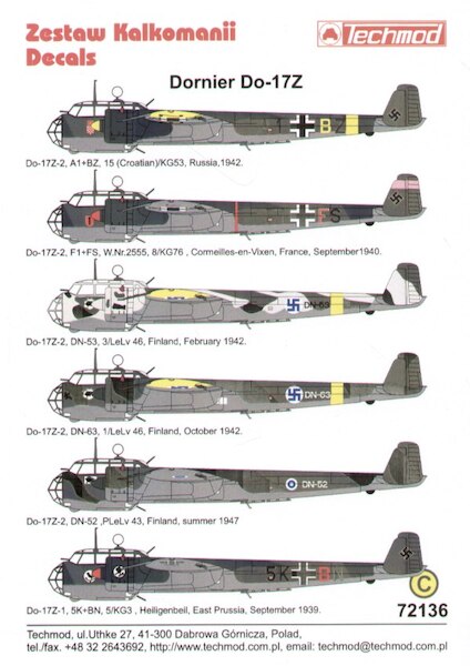 Dornier Do 17Z  72136