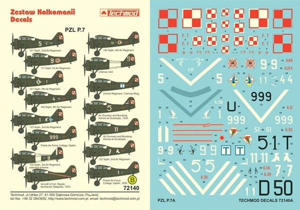 PZL P7 Part 1 72140