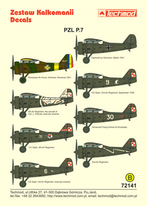 PZL P7 Part 2 72141