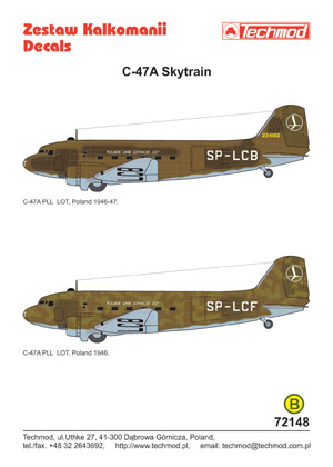C47A Skytrain (LOT)  72148