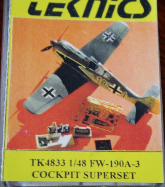 Focke Wulf FW190A-3 Cockpit Super Detail Set TK4833