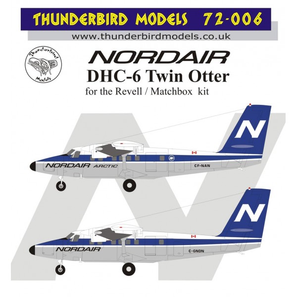 DHC6 Twin Otter (Nordair) TM72-006